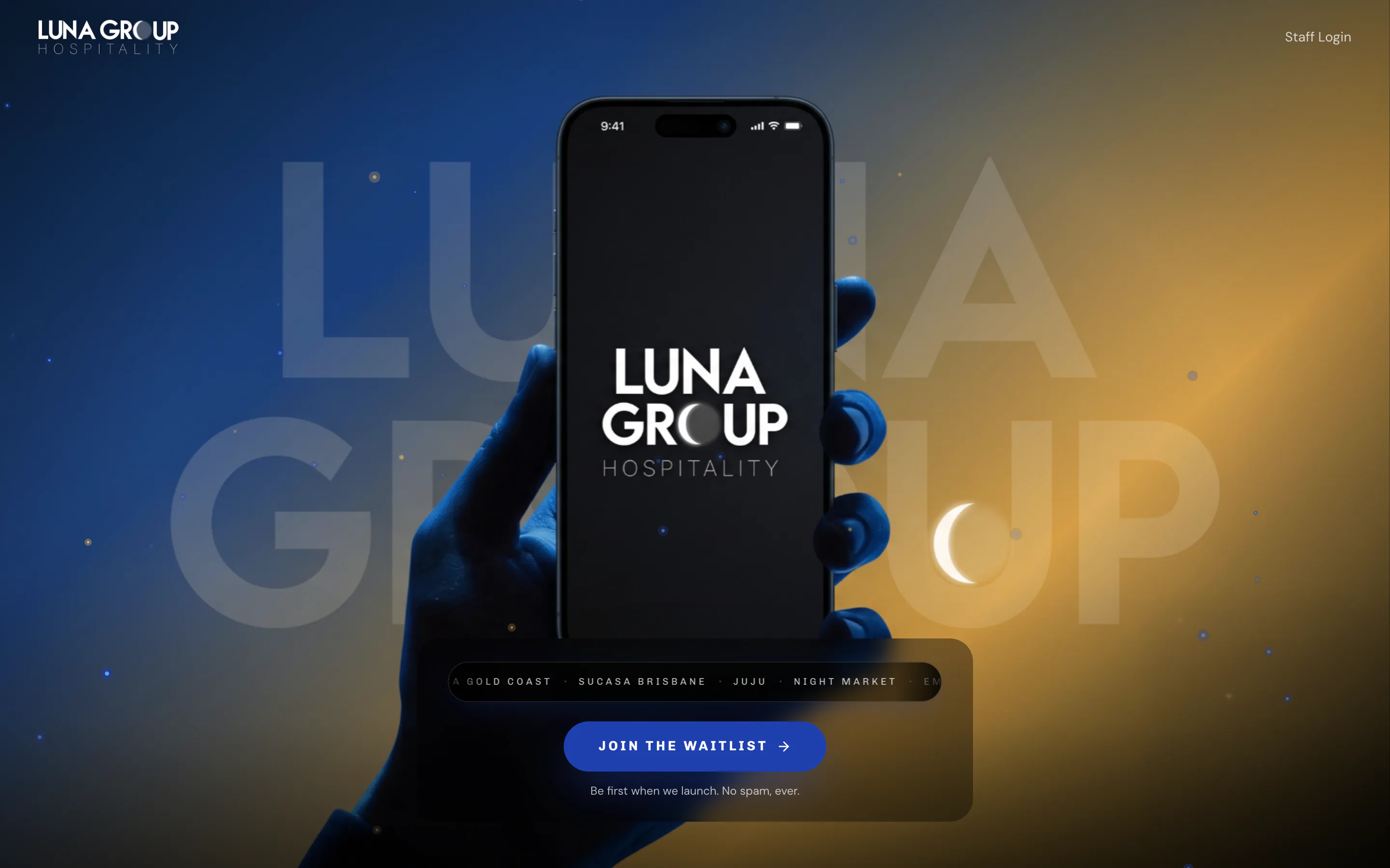 Luna Group, Hospitality member app